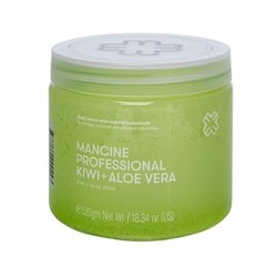 MANCINE Hot salt scrub - kiwi & aloe